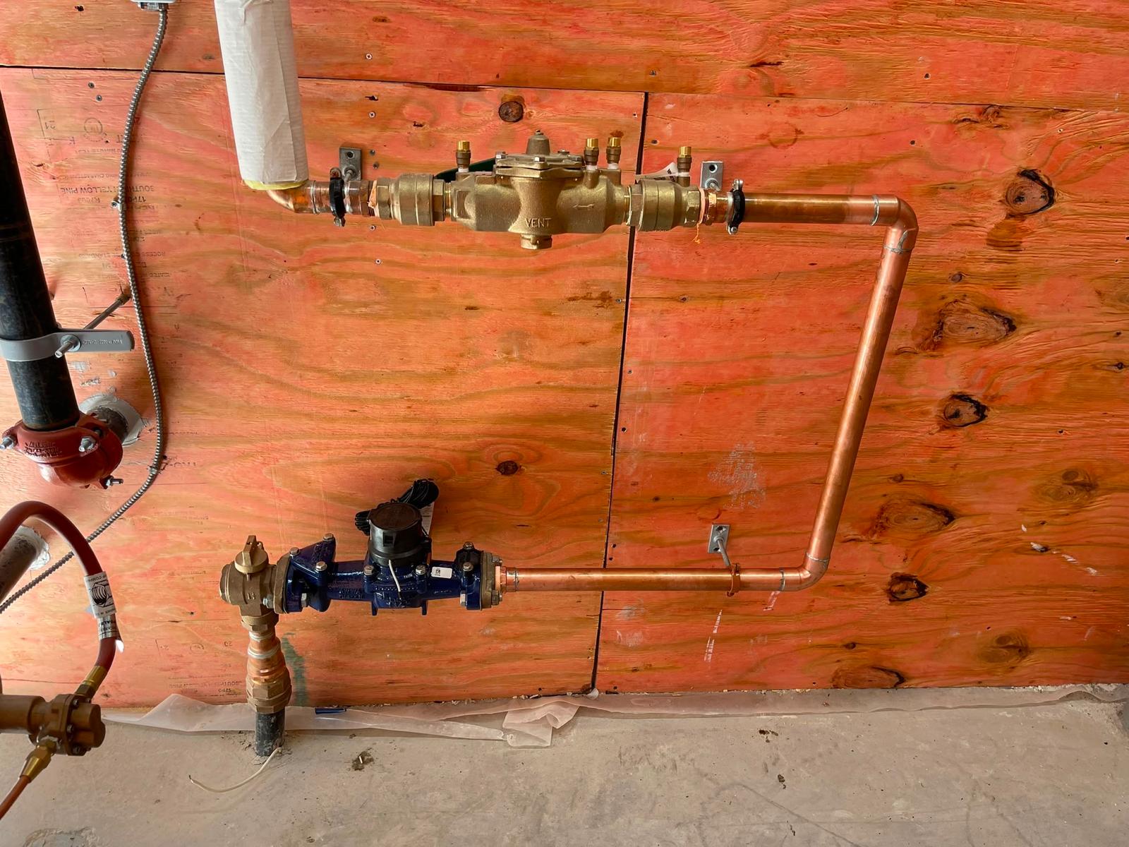 Backflow preventer installation